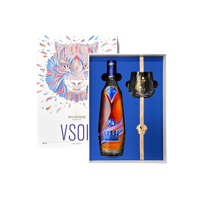 帝佛卡VSOP干邑白兰地礼盒收藏品鉴进口洋酒伴手礼海南免税 700ml