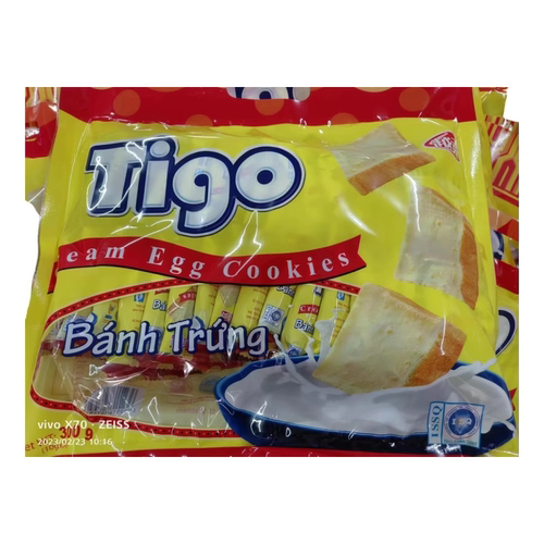 越南特产正宗原装进口Tigo白巧克力面包干早中晚茶点休闲零食小吃