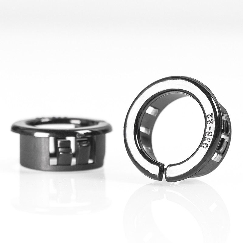 OSB扣式护线套/环开口式v塑料护线圈 开口型电线保护套面板孔塞