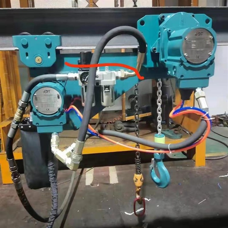 环链风动葫芦 HQm1-(3-16)气动葫芦 煤矿井下用防爆葫芦