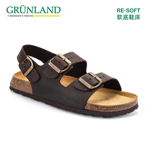 室外软木凉鞋GRUNLAND勃肯鞋
