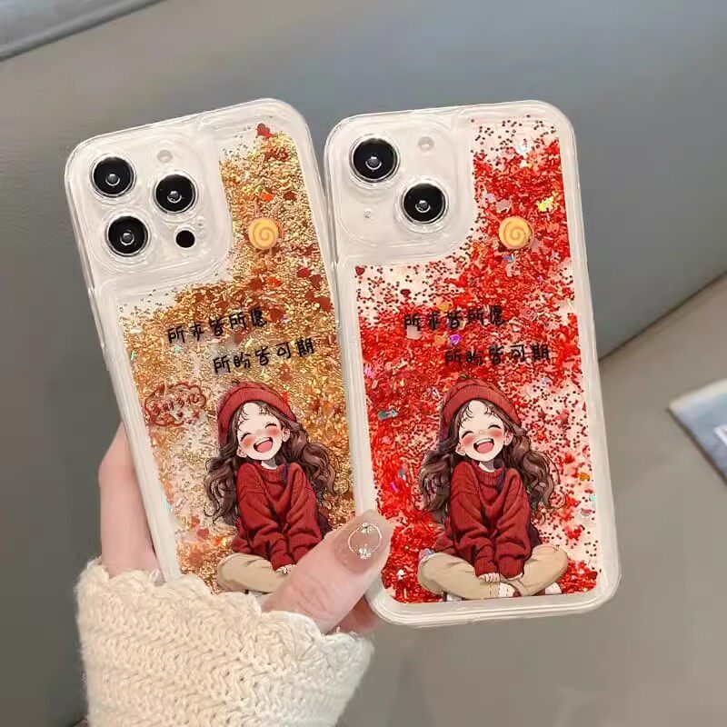 所求皆所愿金流沙适用多型手机壳