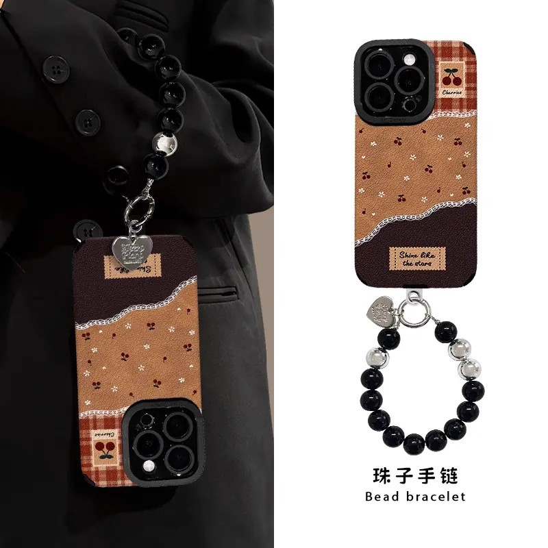 适用多型号碎花樱桃瞳眼皮质壳