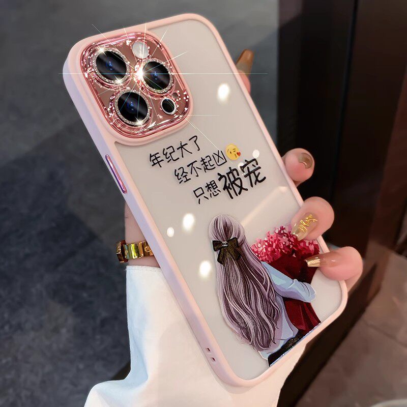 背影女孩闪粉镜头高级感拉满
