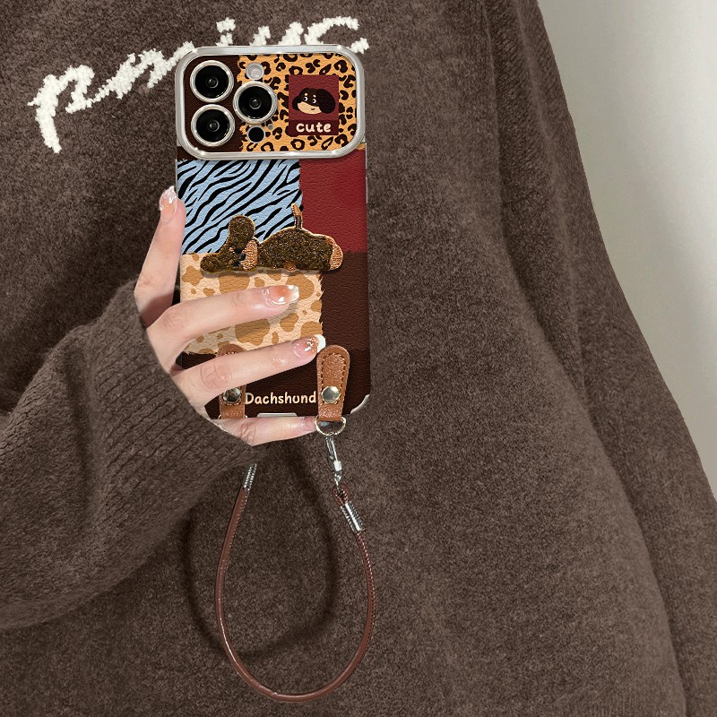 适用多型号拼接纹大视窗贴皮壳