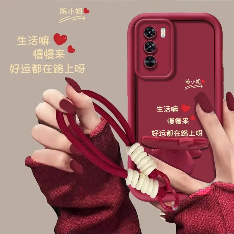 生活嘛百家姓定制适用苹果16Promax手机壳新款pura70华为mate60pro荣耀200猫咪支架OPPO女款vivo创意防摔小米