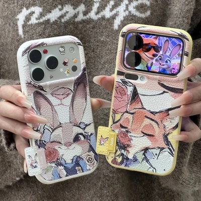 适用多型号朱迪尼克皮纹TPU壳