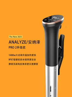 Analyze低温慢煮机英规美欧规插头sous vide牛排料理水浴棒舒肥机
