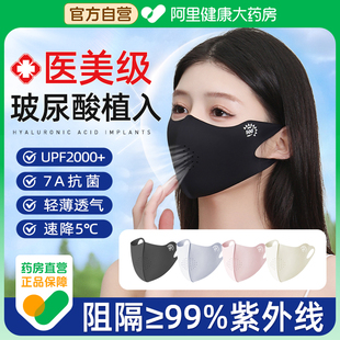 骑行开车2025新款 防晒口罩全脸面罩女遮阳脸基尼防紫外线医美夏季