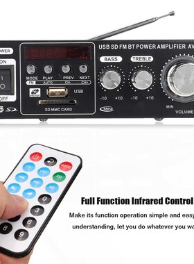 Audew 400W bluetooth Audio Sztereo Digital Amplifier HIFI US