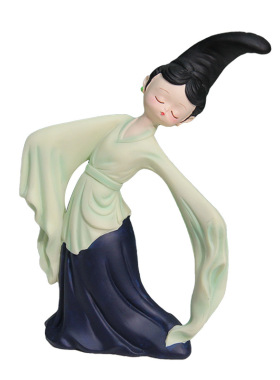 古风女子跳舞家居中式轻奢v艺术品电视柜摆件客厅酒柜家居装饰品