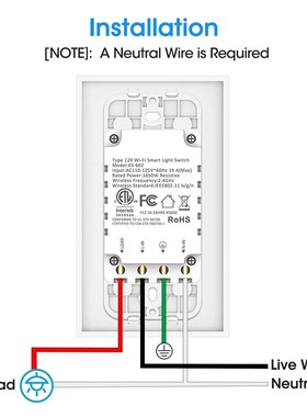 Smart WiFi Lijght Touch Wall Switch US Interruptor Wireless