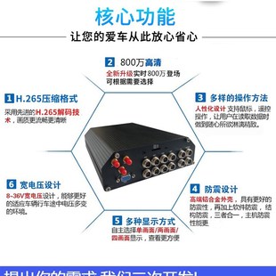 M5504HM GLF 4G车载监控主机终端GPS北斗定位t