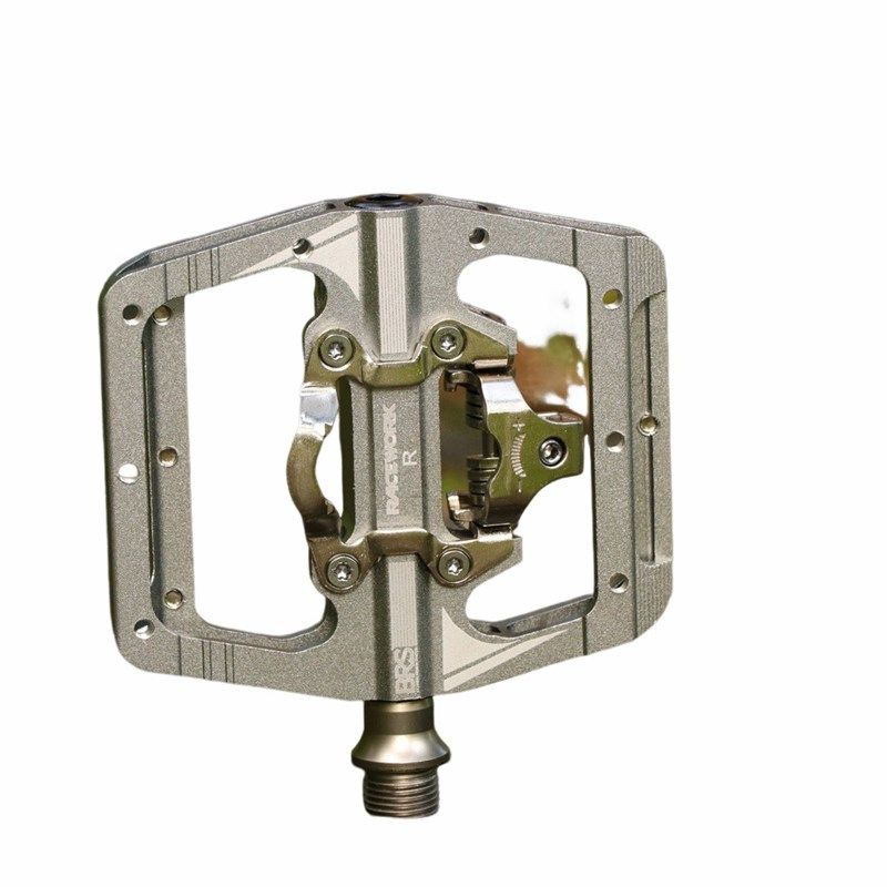 自行车培林脚踏锁l踏转平踏铝合金踏板轴承骑行装备SPD无夹式踏板