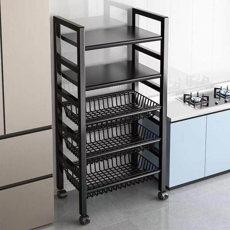 厨房菜篮子落地置物架多层储物蔬菜水果架子多功能放菜收纳架凌