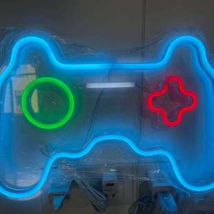 霓虹灯发光字亚马逊热销游戏机霓虹灯字母灯led装饰灯跨境霓虹灯