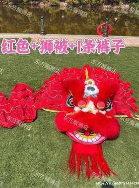 小孩大童10寸12寸泡沫舞狮子舞狮头狮子头醒狮演道具舞狮醒狮南狮