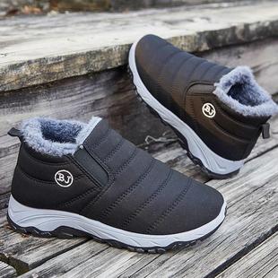 一脚蹬保暖厚底雪地靴厂家直发 新款 Tume跨境男女大码 棉靴2025冬季