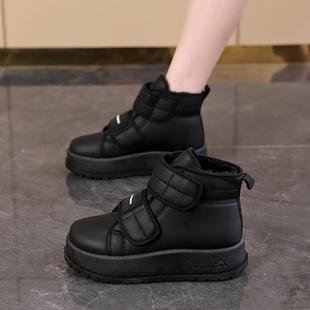 女短筒靴子KT 学生加绒保暖棉鞋 2820 新款 加厚绒雪地靴女2025冬季