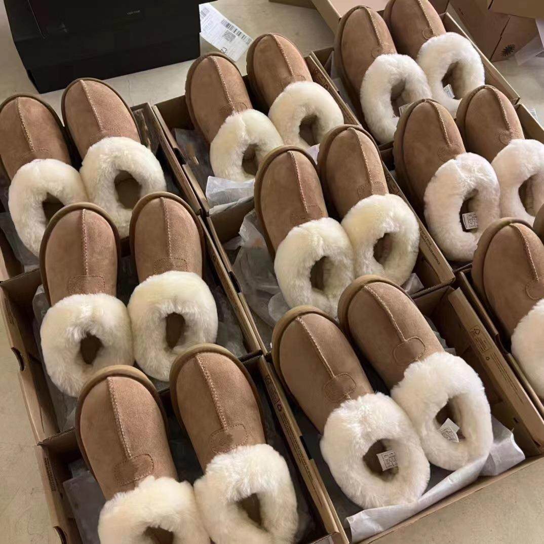 工厂直供羊毛懒人鞋塔次特雪地靴短筒快团团女鞋牛皮厚棉靴子直播,女鞋,时尚雪地靴,淘宝优惠券,粉丝福利购,淘宝优惠卷