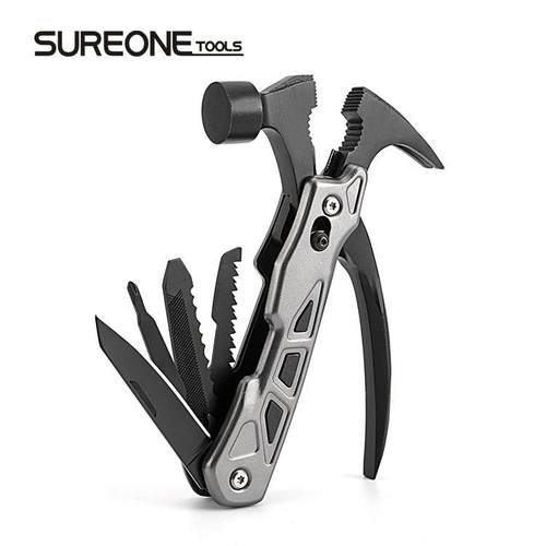 羊角锤厂家多功能不锈钢锤子多功能钳汽车工具组合户外露营