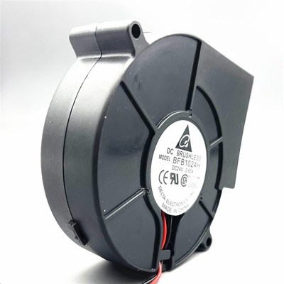 滚珠5015 6015 7515 7530 9733鼓风机5V/12V/24V离心涡轮散热风扇