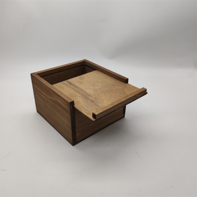 复古色收纳c盒抽拉盒子胡桃色收纳盒 木盒长方形伴娘礼盒定做木盒