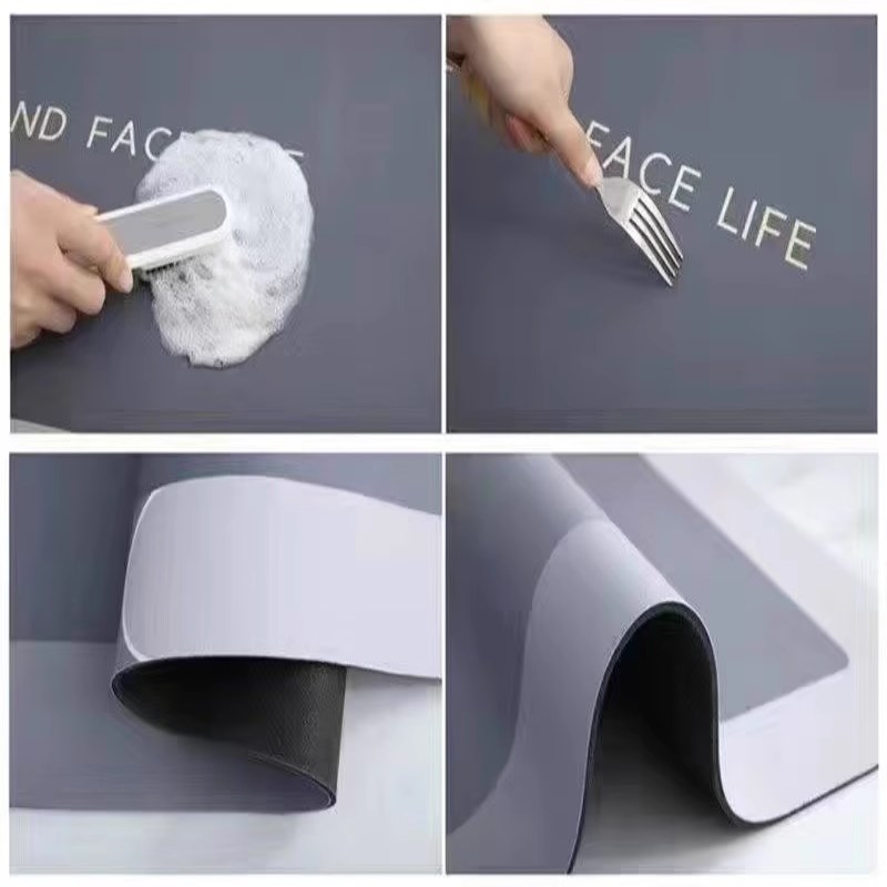 厨房门口吸水吸油地垫家用新款免洗耐脏防滑防油防水专用加厚垫子