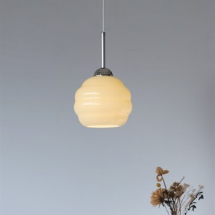 积云小吊灯 中古复古法式浪漫飘窗单头阳台过道现代卧室床头灯具