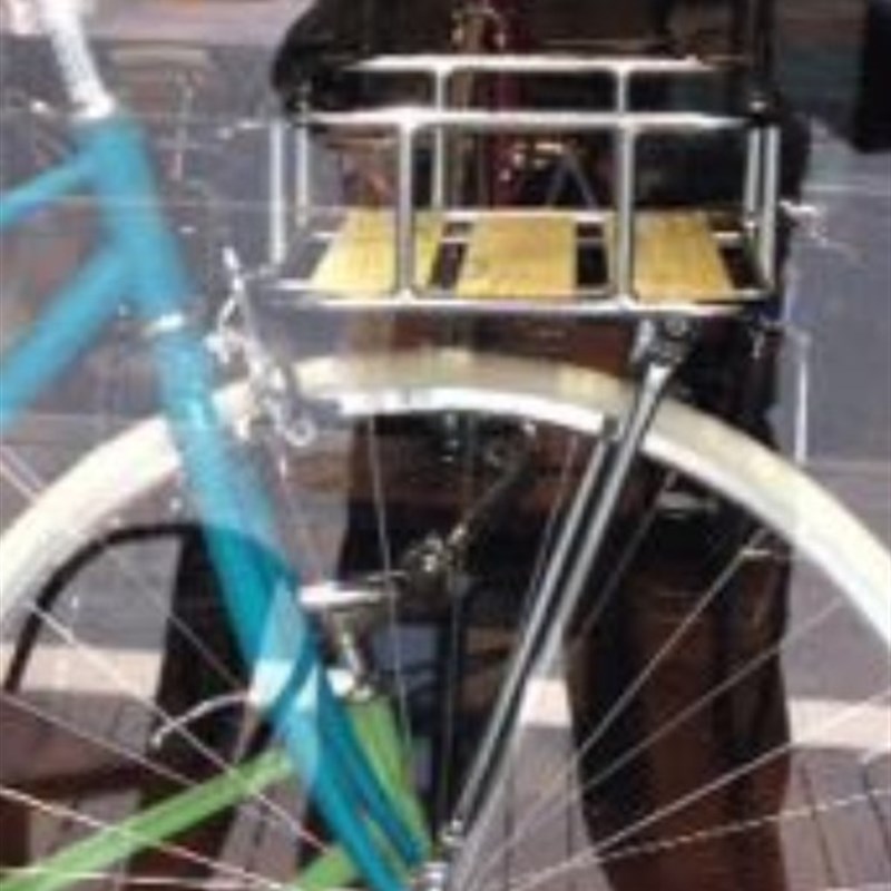 26寸24寸20寸700c复古英伦荷兰自行车车篮带木板金属前车筐前货架