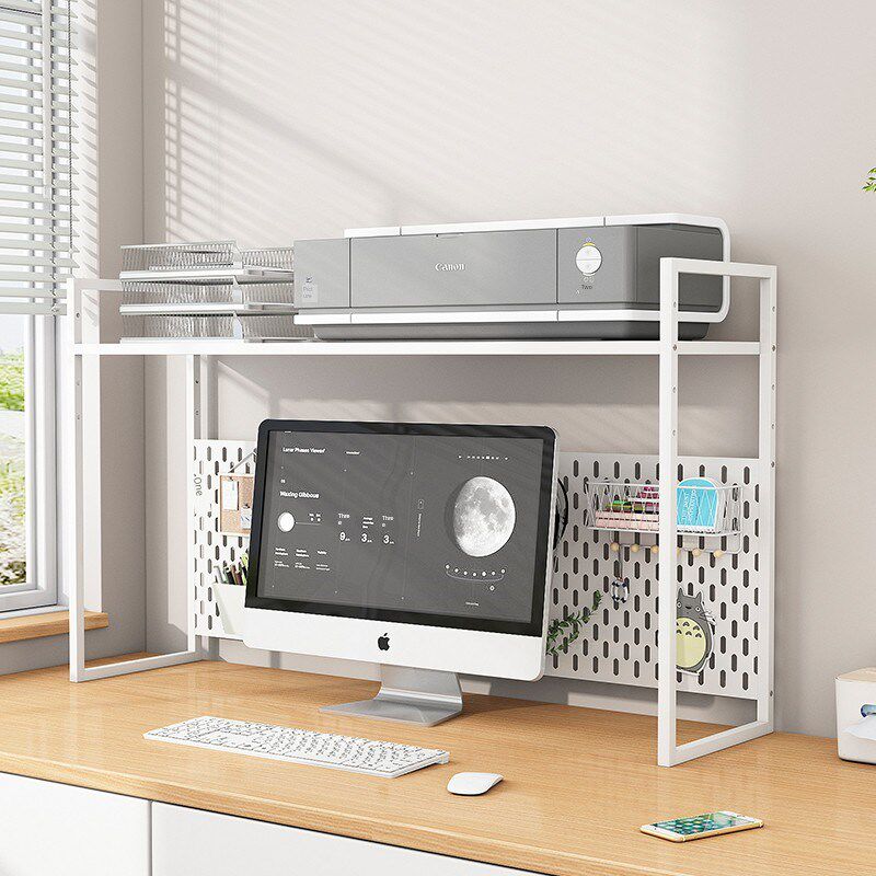 桌面置物架桌上书架洞洞板多层电脑显示器主机架书桌增高打印机架,住宅家具,搁板/置物架/家用陈列架,淘宝优惠券,粉丝福利购,淘宝优惠卷