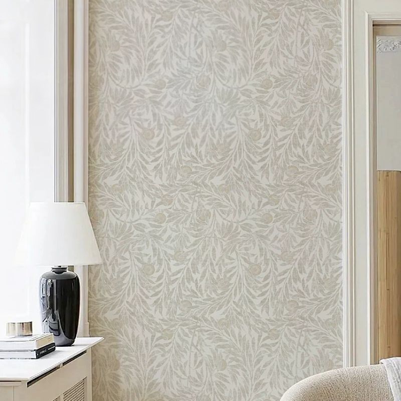 复古小法式卧室墙布背景墙装饰无缝F全屋橘子树壁纸高级感定制壁