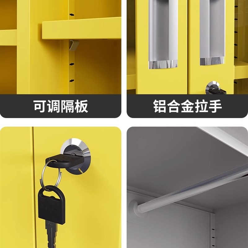安全帽存放柜子工地车间劳保用品柜放置架O收纳加厚不锈钢摆放柜