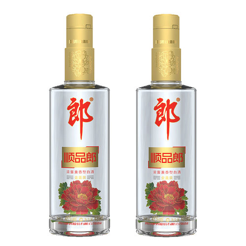 郎酒 顺品郎金盖 45度 浓酱兼香白酒 480ml*2瓶
