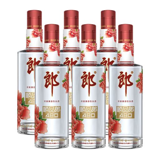 郎 顺品郎（红顺）45度480ml*6瓶 （非原箱发货）