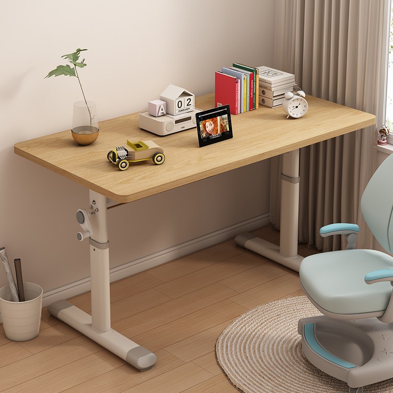可折叠可升降电脑桌台式学生写字桌书G桌家用儿童学习桌子办公案