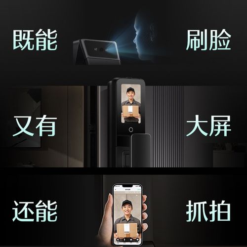 德施曼Q5FPRO人脸识别可视猫眼监控高清显示屏密码锁智能门锁