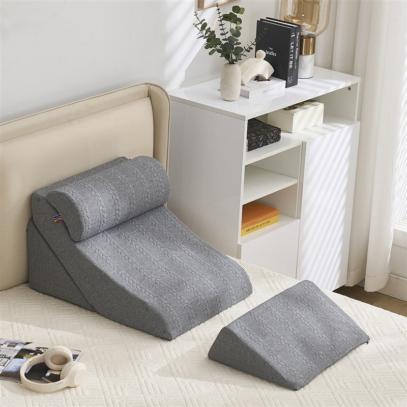 胃食管反流胆汁i斜坡床垫防反酸枕头三角枕老人靠背半躺护理体位