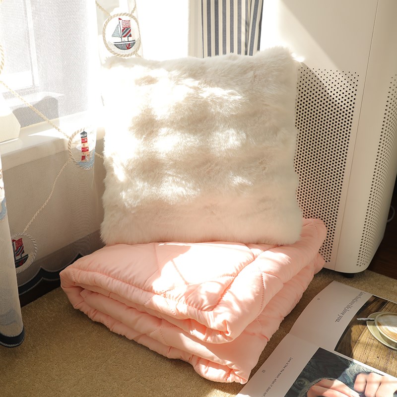 抱枕毯子二合一午休被子车载两用毛毯车用办公Q室沙发毯被枕头午