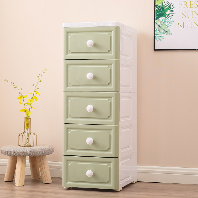 18/24/30cm夹缝收纳柜子抽屉式厨房缝隙多层卫生间窄储物柜置物架