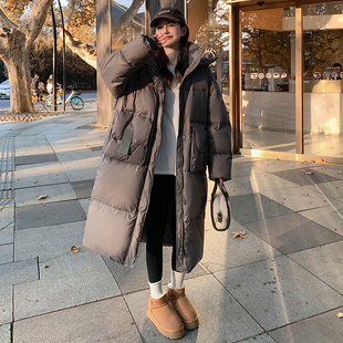 D336 加厚口袋羽绒服 P340K478 灰色长款 现货90白鸭绒