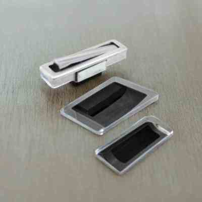 同怡合达XAD16-103.5暗式拉手快速安装型 内装型塑料PA拉手嵌入式