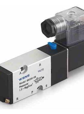 面板式电磁阀4M310-10贴面式电磁阀