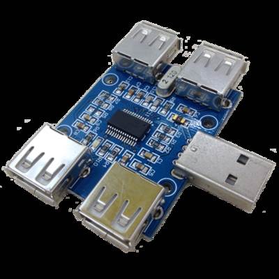 USBHUB USB2.0集线器 usb扩展模块USB2.0 HUB 4端口控制器