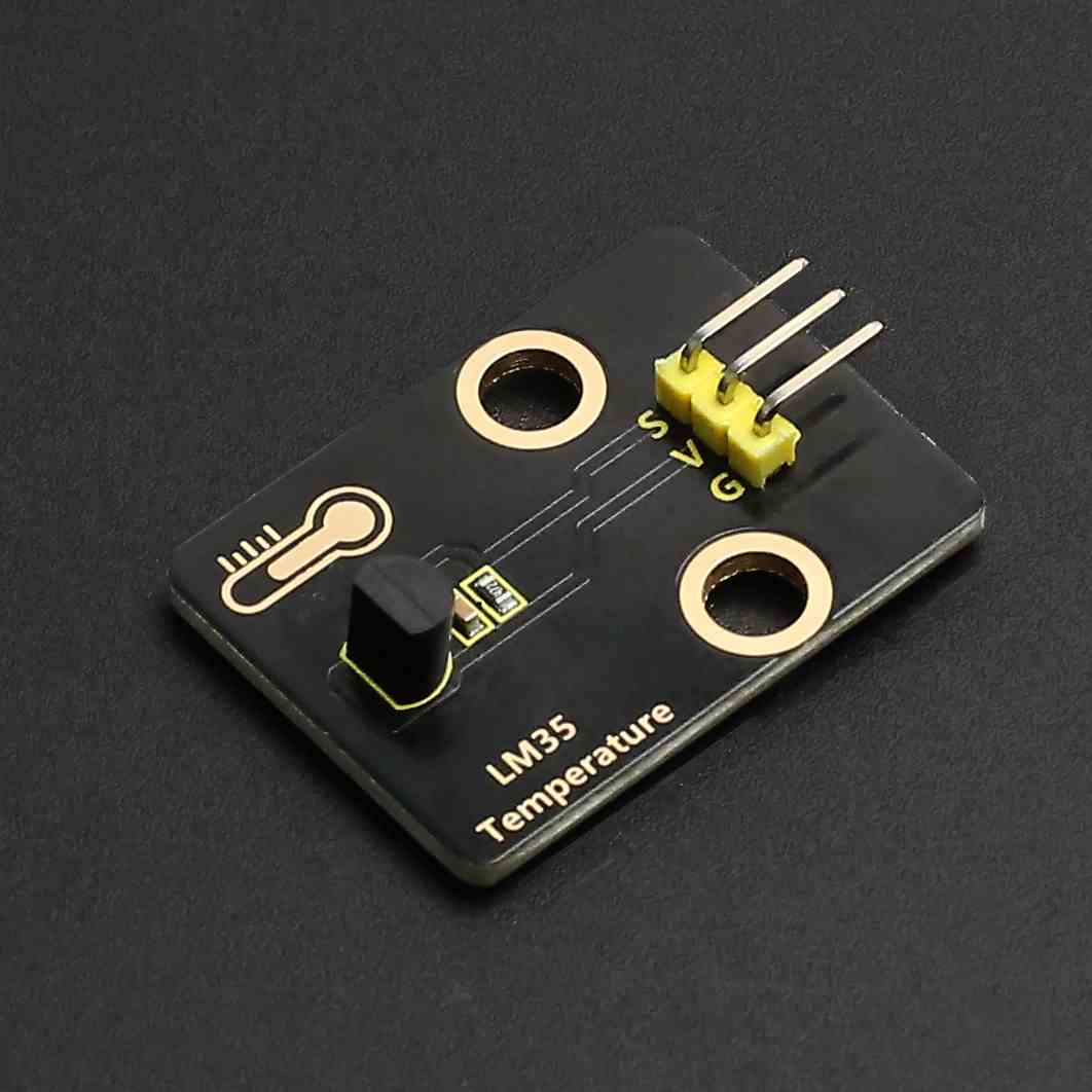 模拟温度传感器模块 LM35 温度检测 电子积木