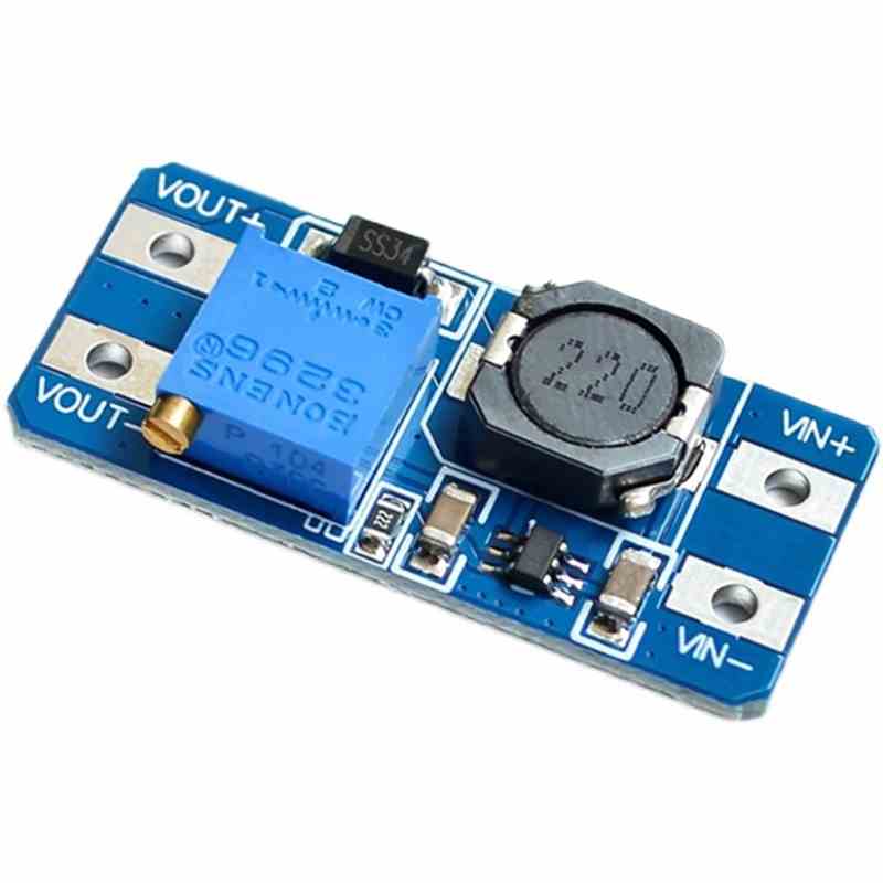 MT3608 2a升压板 DC-DC可调电源模块宽压输入2/24V升5/9/12/28V