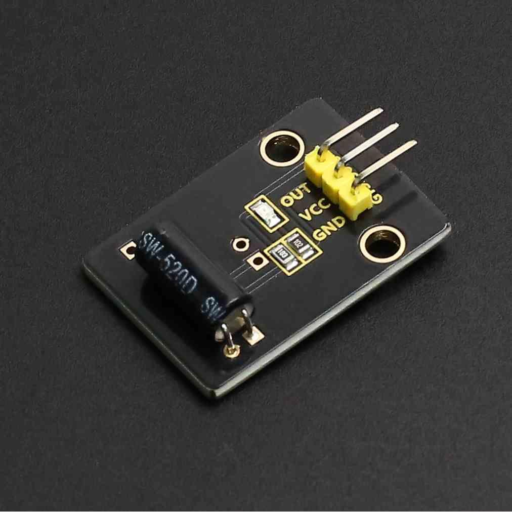 震动传感器振动倾斜开关感应模块 兼容电子积木