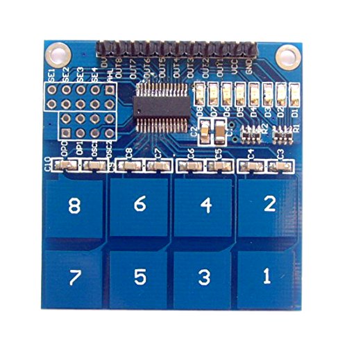 TTP226 8路触摸模块 电容式 触摸开关 数字触摸传感器 模块