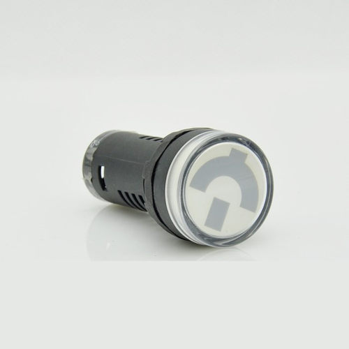 塑料圆形LED信号灯带断路符号警示灯指示灯 22mm AD16-N28