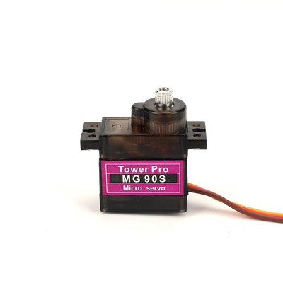 金属齿轮 MG90S 舵机 铜齿（9g尺寸） 14g 倾斜舵机 SG90升级版